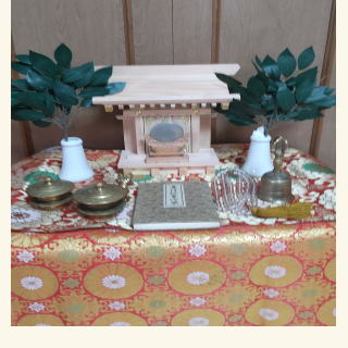 出張お祓いの祭壇